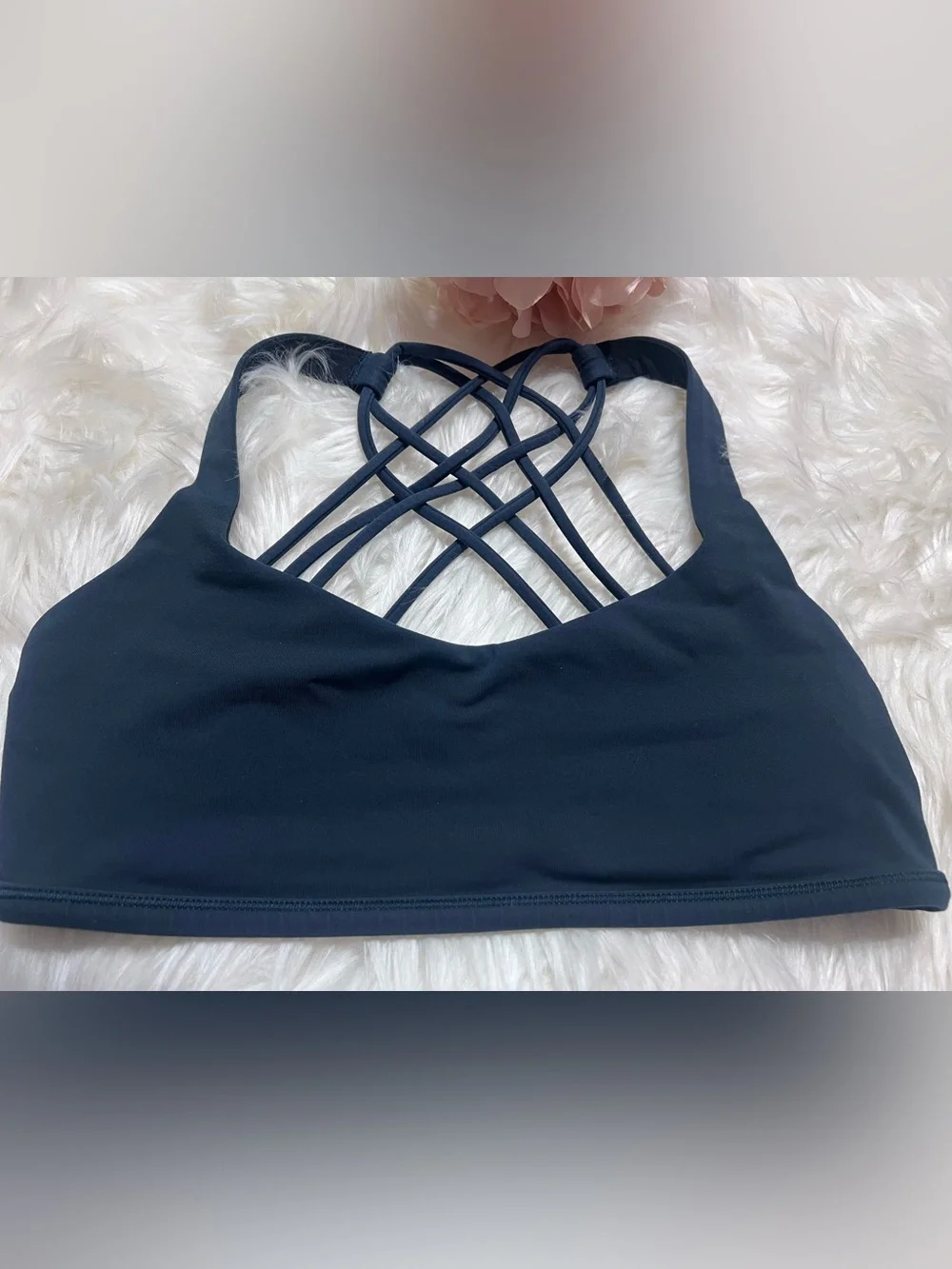 lululemon athletica Black Strappy Back Camisole